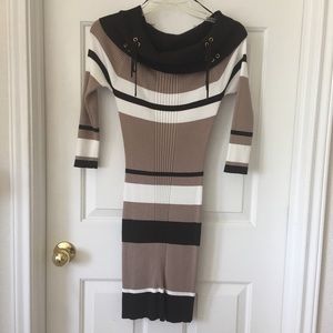 NWOT PINK ROSE Off the Shoulder sweater dress